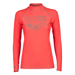 Arena  футболка женская для плавания Rash vest l/s graphic