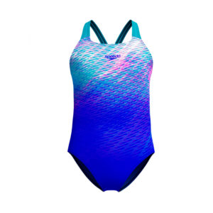 Speedo  купальник детский Eng print powerback