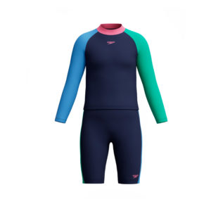 Speedo  костюм для плавания детский L/s clrblk