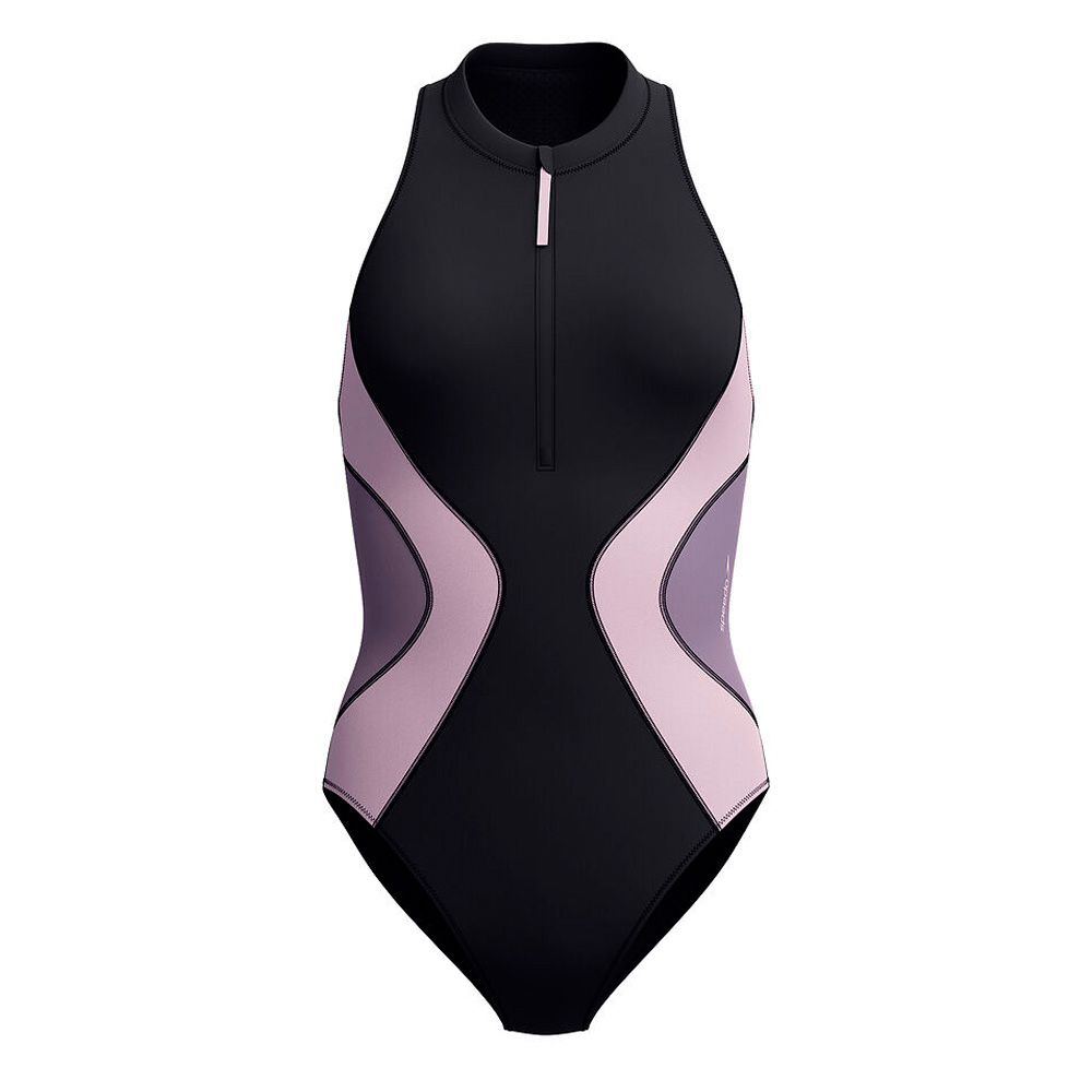 Speedo купальник женский Zip clrblck