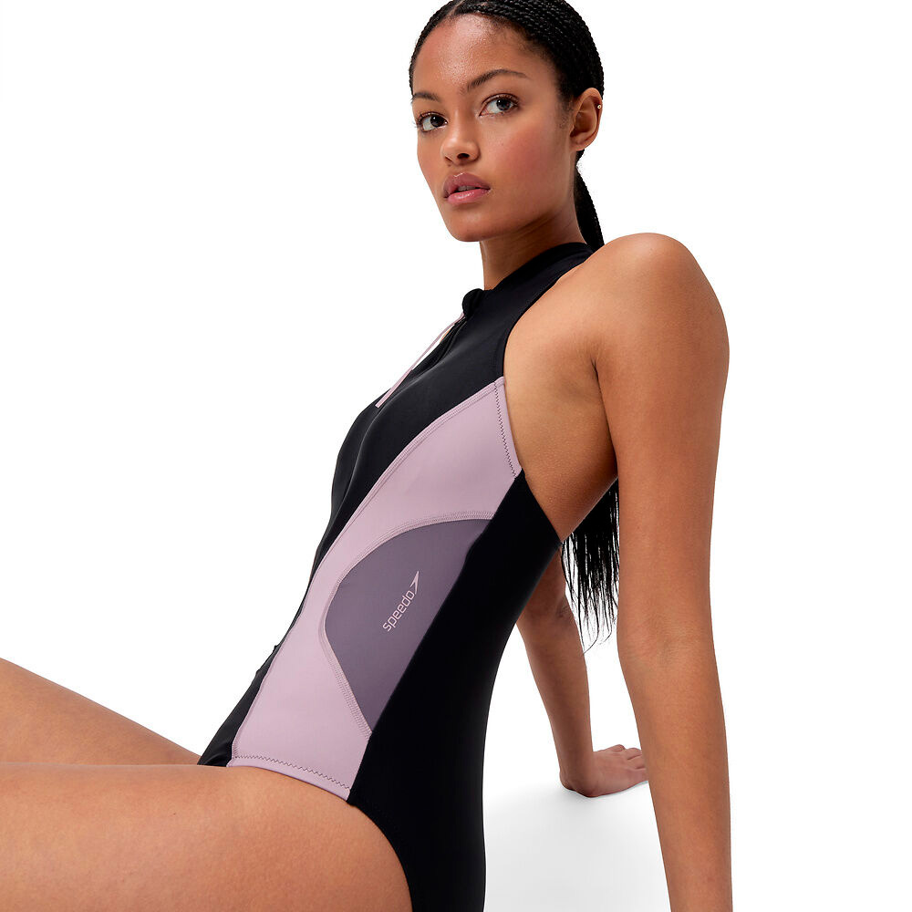 Speedo купальник женский Zip clrblck — изображение 7